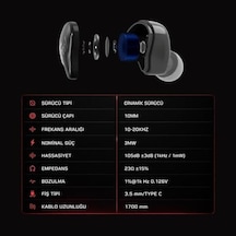 Feel Iem Kulaklık, Kulak İçi Gaming In-ear Headphone Feel Pro
