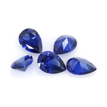 Armut Kesim Sentetik Taş 3x5mm 100 Adet Koyu Mavi