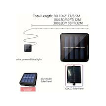 Cloud011 Güneş Enerjili 100 Led Hareket Sensörlü Bahçe Dekor Işıklandırma Diğer