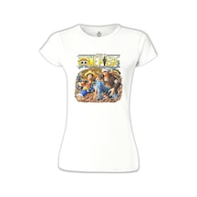 One Piece - Rope Beyaz Kadın Tshirt 001 One Piece - Rope Beyaz Kadın Tshirt 001