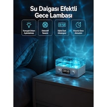 Stereo Sesli Gece Lambalı Bluetooth Hoparlör Şık Vintage Tasarım
