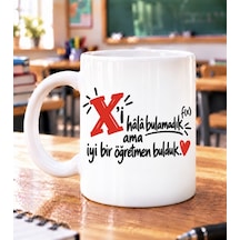 Matematik Öğretmeni Hediye Kupa- Öğretmenler Günü Özel Tasarım Beyaz