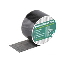 Geeksen "pencere Ve Kapı Filesi Onarım Bandı - Güçlü Yapışkanlı, 5cm X 2m" Siyah