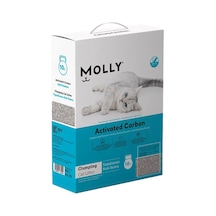 Molly Aktif Karbonlu Topaklaşan Kedi Kumu 10 L
