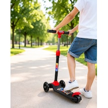 3 Tekerlekli Çocuk Scooterı Geniş Tabanlı Dengeli Sürüş Diğer