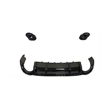 Autogp Audi A3 Hb Sline Rs3 Arka Difüzör Ve Egzoz Ucu Seti 2021+ Cmrs3dfz21-hb