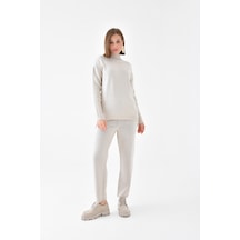 Ftz Women Saç Örgülü İkili Takım Beige 20618-beige Bej