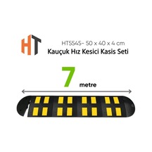 Kauçuk Hız Kesici Kasis Seti 50 X 40 X 4 Cm - Eko - 7 Metre