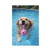 Köpek Oyuncağı Kuyruklu Latex Pink - Suda Batmaz