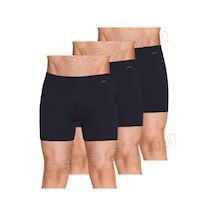 Berrak 4434 Erkek Likralı Micro Modal Boxer 3 Adet Siyah