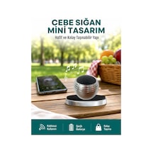 Cep Boy Bluetooth Hoparlör Güçlü Ses Çıkışı Tws Destekli Yeni Nesil - Lisinya Altın