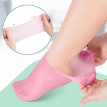 Premium Silikon Nemlendirici Çorap Evde Spa Etkili Ayak Bakımı