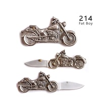 Motosiklet Figür Kamp Çakı/Kamp Bıçak Açılır Kapanır 15 Cm Model 214 Füme