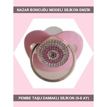 Sahi Aksesuar Nazar Boncuğu Modeli Silikon Emzik Bezyı352 Mor