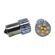 1156 Dekoratif Stop Led Ampul Tek Duy Canbus Turuncu 4w 24v / Laam951-3 1156 Dekoratif Stop Led Ampul Tek Duy Canbus Turuncu 4w 24v / Laam951-3