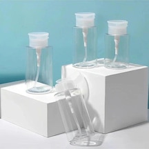 Aseton Şişesi Şeffaf Renkboş Çok Amaçlı Kullanım Cleaner Cleanser Vb Ürünler İçin Pratik Şişe