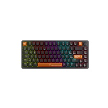 Pyra 83 Tuşlu Knob Kontrollü Rainbow Aydınlatmalı Gaming Klavye Turuncu/siyah Mekanik Tasarım