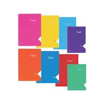 Keskin A4 60 Yp.çizgili Pp Kp.spiralli Cool Defter Çok Renkli