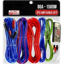 Zhltools Oto Anfi Kablo Seti Full 8ga 1500w