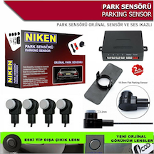 Niken Lens Ses İkazlı Park Sensörü Siyah