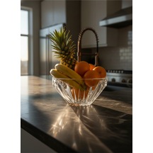 Kristal Bol Kase Meyvelik 25 Cm