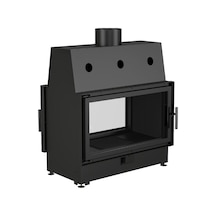 Echa Tech Tünel Çelik Şömine Haznesi Çift Yüzlü 90 X 51