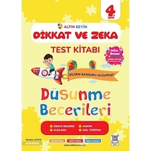 Altın Nokta 4. Sınıf Dikkat Ve Zeka Test Kitabı