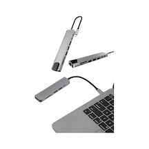 Lb Çevirici Dönüştürücü Adaptör Macbook 3 In 1 Type-c To Hdmı Usb 3.0