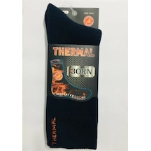 Born Erkek  Lacivert Termal Çorap 3'Lü Lacivert 40-44 Lacivert