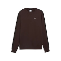 Puma Ess Elevated Crew Kahverengi Erkek Sweatshirt