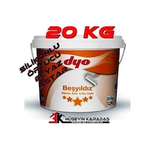 Dyo Beşyıldız Silikonlu İç Dış Cephe Astarı Beyaz 20 Kg (507199585)