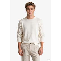 Nautica Erkek Krem Regular Fit Triko-24205