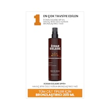 Sheida Havuç Özlü Yoğun Bronzlaştırıcı Güneş Yağı SPF8 200 ML