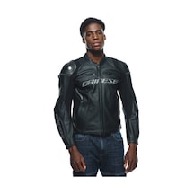 Dainese Racıng 4 Leather Motosiklet Montu Siyah