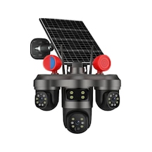 Onqam On-sg4326-moto 3x2mp 4g Dış Mekan Güneş Enerjili Ptz Güvenlik Kamerası - 3 Motorlu Hareketli