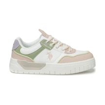 U.s. Polo Assn. 5p Candy 5fx Bej Kadın Sneaker Bej