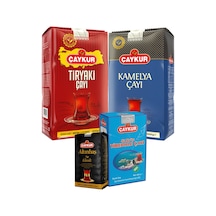 Tiryaki 1kg, Kamelya 1kg, Altınbaş 200gr, 42 No Tirebolu 500gr Dökme Çay Paketi