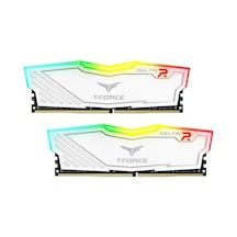 Team T-Force Delta RGB White TF4D416G3600HC18JDC01 16 GB (2x8) DDR4 3600 MHz CL18 Ram