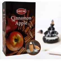 Hem Konik Geri Akış Tütsü Cinnamon Apple 1 Paket 10 Adet