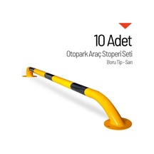Otopark Araç Stoperi Sarı 200x13 Cm 10'lu Set -667