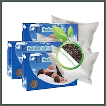 Bezos Süper Bonie Gürültüsüz Uyku Yastığı 3 Adet Karabuğday Yastığı 50x70cm Bzstk Çok Renkli