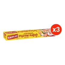 Koroplast 16Lı Hazır Kesilmiş Pişirme Kağıdı X 3 Paket (42*37 Cm)