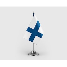 Finlandiya Tekli Saten Masa Bayrağı Seti Diğer
