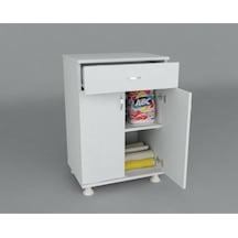 Lake Set Altı Banyo Mutfak Kiler Dolabı Çekmeceli Beyaz Demonte Lake Set Altı Banyo Mutfak Kiler Dolabı Çekmeceli Beyaz Demonte