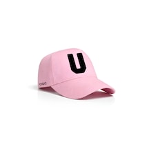 Ogc U Harfi Unisex Şapka Pembe