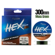 Fujin Yeni Hex 8x 0.12mm 300mt Moss Green İp Misina
