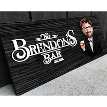 Bk Gift Kişiye Özel Karikatürlü Kabartma Tasarım Siyah Ebony Ahşap Bar Tabelası, Home Bar Tabela, Rustik Ev Dekorasyonu, Duvar Dekoru-1