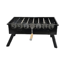 Nurgaz Çevirmeli Kara Mangal Siyah