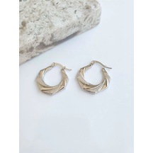 Çelik Silver Antique Kadın Küpe Sevgiliye Hediye Gümüş