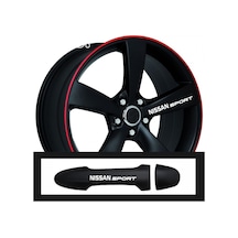 Nissan İçin Uyumlu Aksesuar Oto Kapı Kolu/jant Sticker 10 Adet 10 1,5 Cm4943